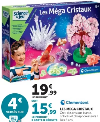 Clementoni Les Méga Cristaux