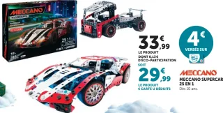 Meccano Supercar 25 en 1