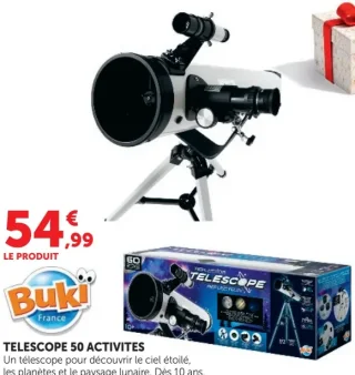 TELESCOPE 50 ACTIVITES Buki
