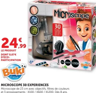 Microscope 30 expériences Buki