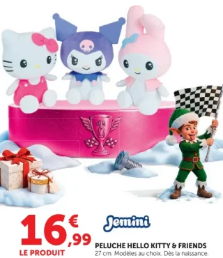 PELUCHE HELLO KITTY & FRIENDS