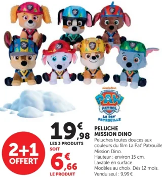 PELUCHE MISSION DINO