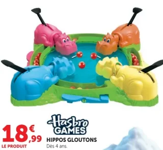 Jeu de société Hippos Gloutons Hasbro Games
