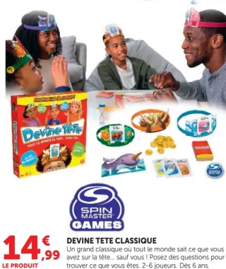 Jeu de société Devine Tête Classique Spin Master Games