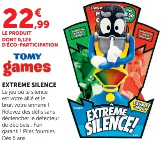 Jeu de société Extrême Silence! Tomy Games