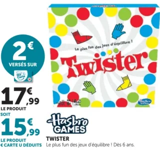 Jeu d'équilibre Twister Hasbro Games