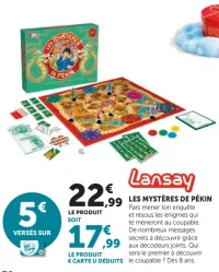 Jeu de société Les Mystères de Pékin Lansay