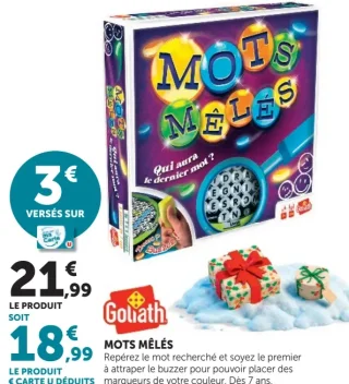 Jeu de société Mots Mêlés Goliath