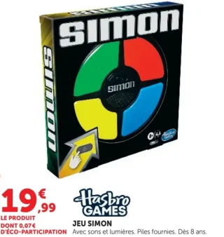 Jeu électronique Simon Hasbro Games