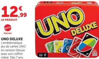 Jeu de cartes UNO Deluxe Mattel Games