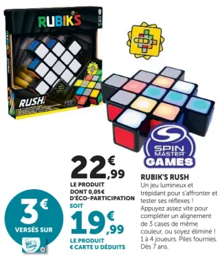 Jeu Rubik's Rush Spin Master Games