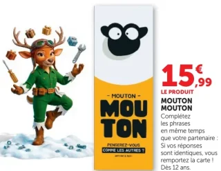 Jeu de cartes Mouton Mouton