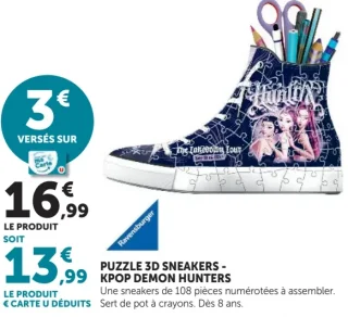 Puzzle 3D Sneakers - Kpop Demon Hunters Ravensburger
