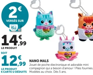 Jouet de poche électronique Nano Mals