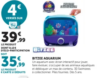 Bitzee Aquarium interactif