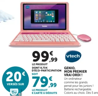 Genio, mon premier vrai ordi ! Vtech