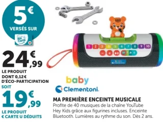 Ma première enceinte musicale Baby Clementoni