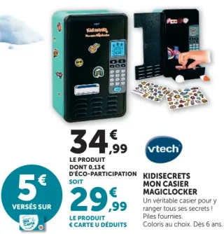 KidiSecrets Mon Casier Magiclocker vtech
