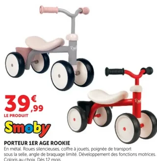 Porteur 1er âge Rookie Smoby