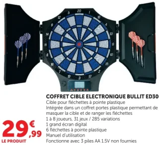 Coffret cible électronique Bullit ED300