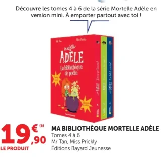 Ma bibliothèque Mortelle Adèle Tomes 4 à 6