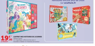 Coffret Mes histoires de licornes Éditions Auzou