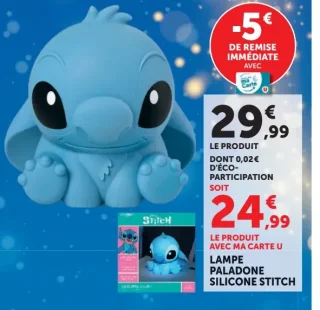 Lampe Paladone silicone Stitch Disney