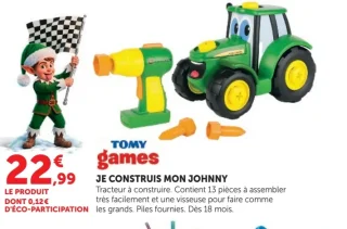 Tomy Games Je construis mon Johnny