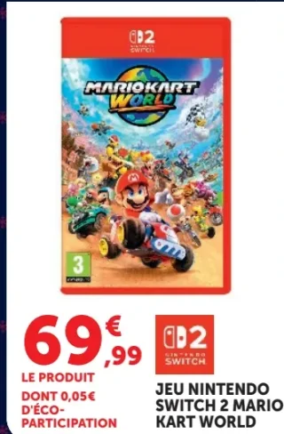 Jeu Nintendo Switch 2 Mario Kart World