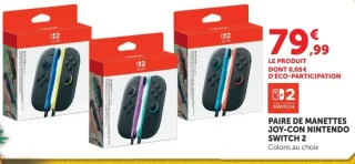 Paire de manettes Joy-Con Nintendo Switch 2