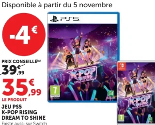 Jeu PS5 K-Pop Rising Dream to Shine