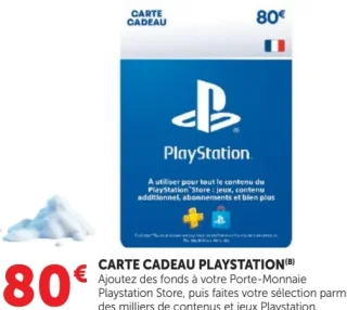 Carte cadeau Playstation