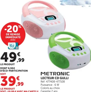 Lecteur CD Gulli Metronic