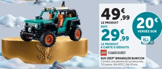 Jeu de construction SUV Jeep Wrangler Rubicon Lego Technic