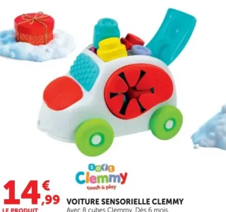Voiture sensorielle Clemmy Soft Clemmy