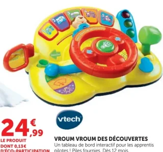 Vroum Vroum des découvertes Vtech