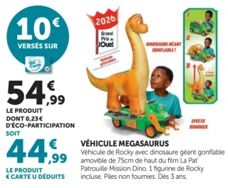 Véhicule Megasaurus Paw Patrol