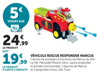 Véhicule Rescue Responder Marcus Paw Patrol