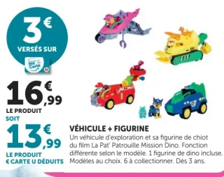 Véhicule + figurine Paw Patrol