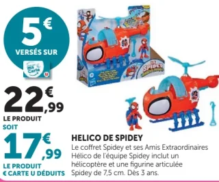 Hélico de Spidey Marvel Spidey