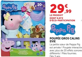 Poupée Gros Calins Evie Peppa Pig