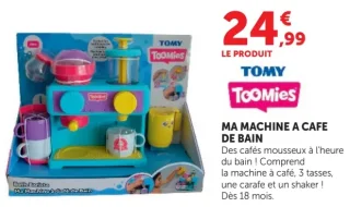 Ma machine à café de bain Tomy Toomies