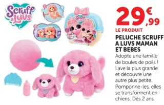 Peluche Scruff a Luvs Maman et Bebes