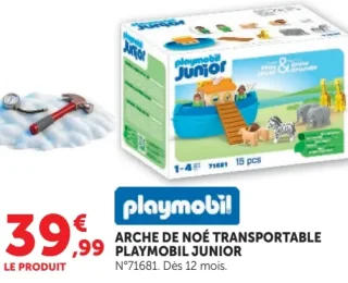 Arche de Noé transportable Playmobil Junior