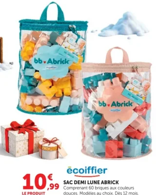 Sac demi lune Abrick Écoiffier