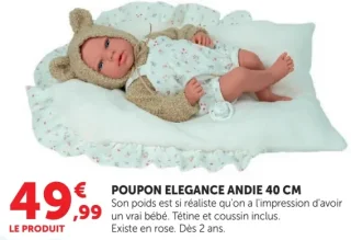 POUPON ELEGANCE ANDIE 40 CM Arias