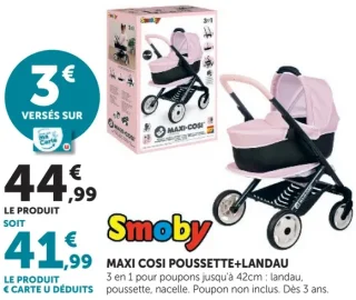 Smoby Maxi Cosi Poussette+Landau