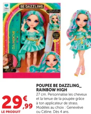 Poupée Be Dazzling_ Rainbow High