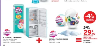 Playset + Capsule Fill the Fridge Mini Brands