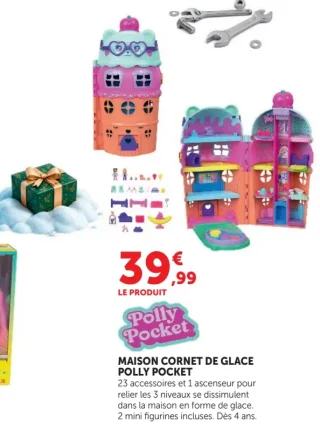 Maison Cornet de Glace Polly Pocket
